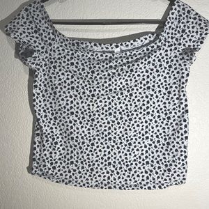 PacSun “Basic” Off The Shoulder Floral Top